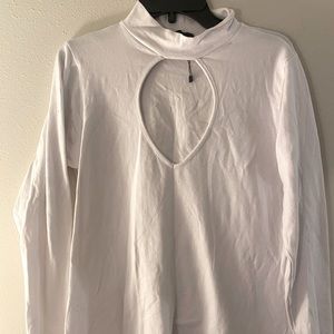 Long Sleeve Mock Neck Top